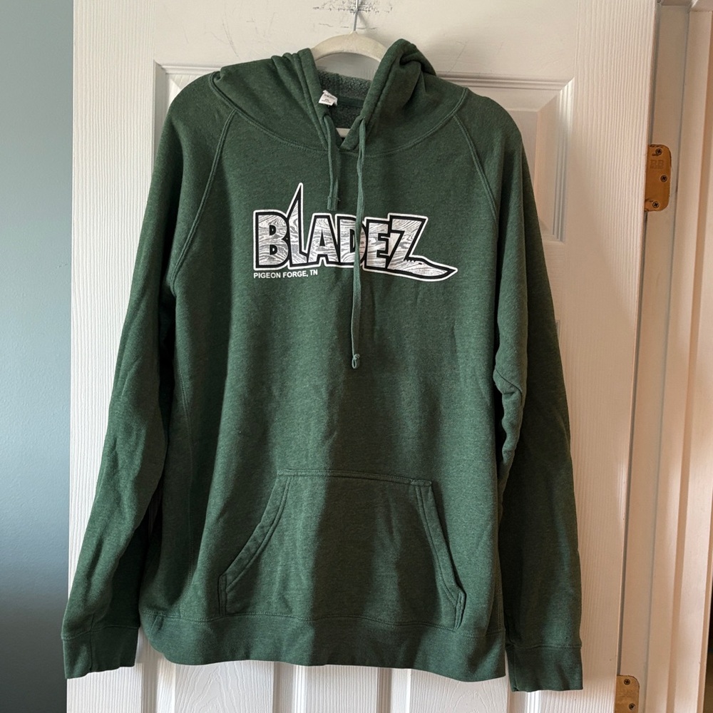 Bladez Green Crewneck Hoodie - Men's Pullover